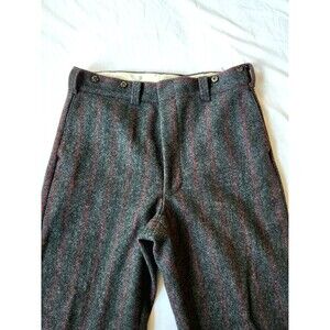 Vintage LL Bean Heavy Wool Hunting Pants: 38x30 Men's Workwear Field Trousers